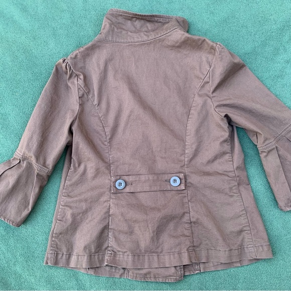 Brown Cropped Jacket - Picture 8 of 8